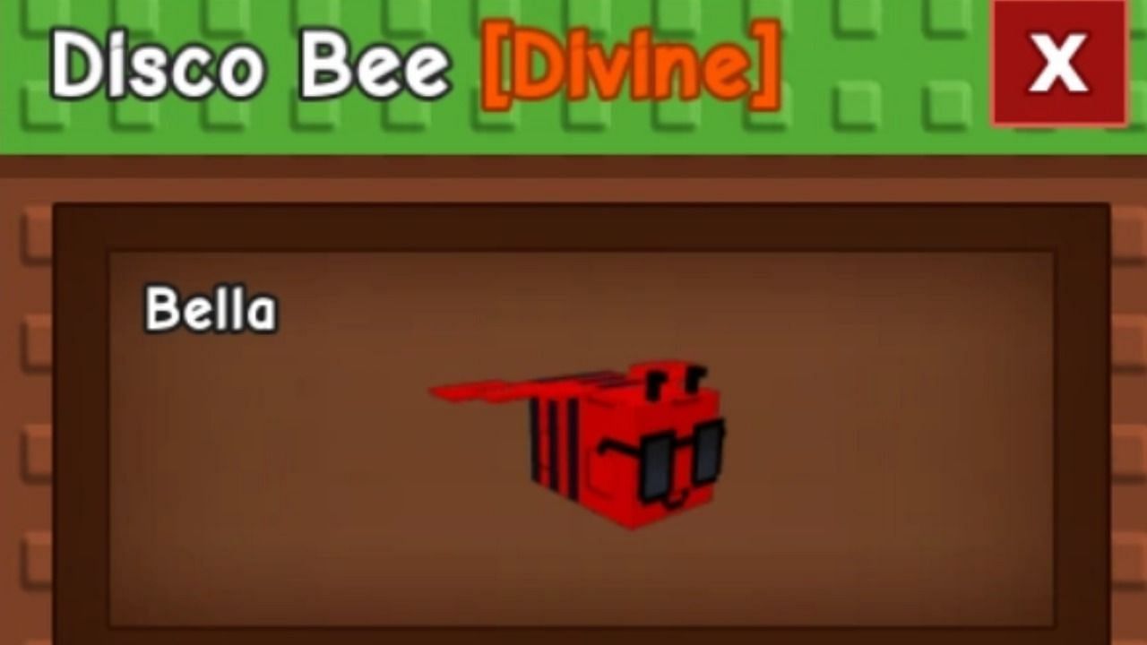 Disco Bee has a very low hatch percentile (Image via Roblox)